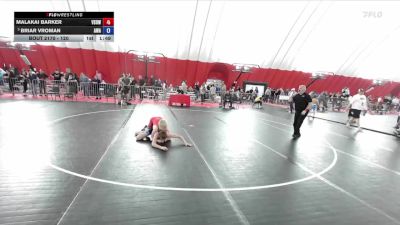 120 lbs Cons. Semi - Malakai Barker, Victory School Of Wrestling vs Briar Vroman, Askren Wrestling Academy