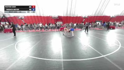 132 lbs 5th Place Match - Paxton Gish, Askren Wrestling Academy vs Riddick Meyer, Weigh In Club