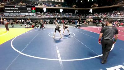 6A 150 lbs Quarterfinal - Dominic Wilson, Rockwall vs Brett Burgess, Austin Lake Travis