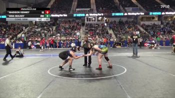 140 lbs Cons. Semi - Madison Kenney, Hillsboro vs Nina Mulkey, Wichita Wrestling Club