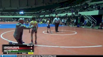 72 lbs Quarterfinal - Jonathan Crouse, Great Bridge Wrestling vs Matthew Griffis, Suffolk