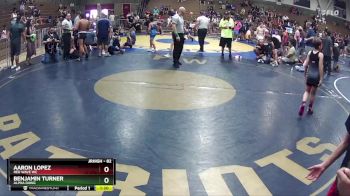 82 lbs 5th Place Match - Aaron Lopez, RED WAVE WC vs Benjamin Turner, Alpha Dawg