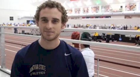 Patrick Casey before the 2011 NCAA Indoor Championships
