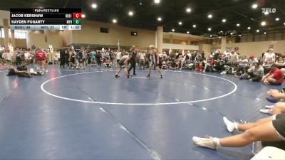 144 lbs Round 2 Champ & Wb (32 Team) - Jacob Kershaw, North DeSoto Red vs Kayden Fogarty, Morris Fitness Dynasty