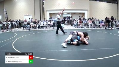 144 lbs Consi Of 64 #2 - Paganini Martinez, Alpha Wolves WC vs Dagur MacGillivray, WAMMA NextGen