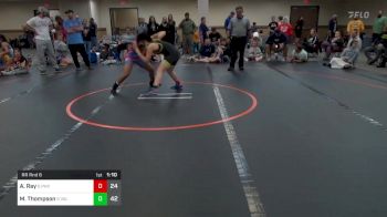 112 lbs Rr Rnd 6 - Ariel Ray, Phoenix Girls Red vs Makenna Thompson, Valkyrie Girls WC Pink