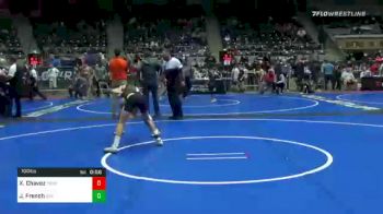 100 lbs Consolation - Xavier Chavez, Tucson Cyclones vs Jamison French, Usa Gold