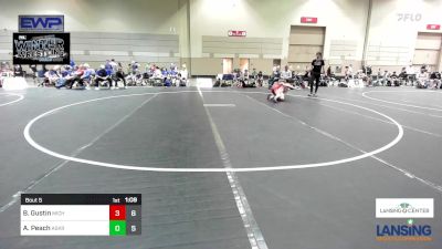 85 lbs Rr Rnd 2 - Brody Gustin, Michigan Premier WC - (A) vs Austin Peach, Askren Wrestling Academy - (C)