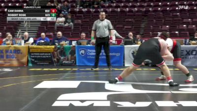 285 lbs 7th Place - Cam Danna, West Allegheny vs Robert Rose, Hatboro-Horsham