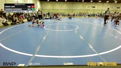 55 lbs Rr Rnd 5 - Creed Long, Powerhouse Gold 9U vs Cameron Novinskie, Untouchables 9U