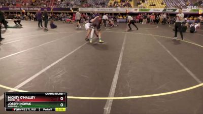 197 lbs Round 1 (16 Team) - Joseph Novak, Wyoming vs Mickey O`Malley, Drexel