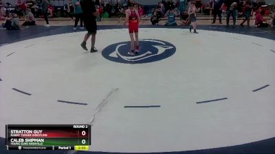 70 lbs Round 2 - Stratton Guy, Rabbit Turner Wrestling vs Caleb Shipman, Young Guns Nashville