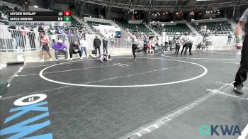 88 lbs 3rd Place - JAYDEN DUNLAP, SEO Wrestling Club vs Jayce Brown, Bristow Elementary Wrestling Club