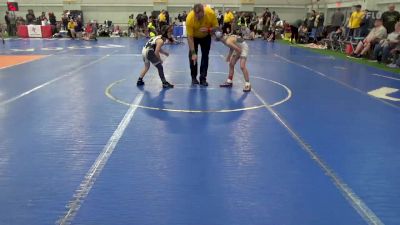 B-72 lbs Round 3 - Connor Thoenen, OH vs Briggs Ryan, MI