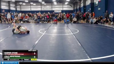 110 lbs Quarterfinal - Cole Armstrong, Buzzsaw vs Harper Stone, Southern Idaho Wrestling Club