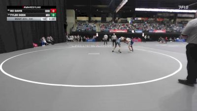 141 lbs Cons. Round 3 - Bo Davis, Corban vs Tyler Deen, Missouri Baptist