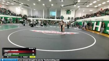 100-105 lbs Cons. Round 1 - Trinity Warner, South vs Jayleigh Wright, Green River