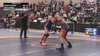 86kg Cons. Semi - Humraj Sandhar, Guru Gobind Singh Wrestling Club vs Attila Adamko, OXEL Wrestling Club