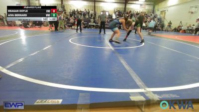 115-120 lbs Rr Rnd 2 - Reagan Doyle, Cowboy Wrestling Club vs Aiva Bernard, Woodland Wrestling Club