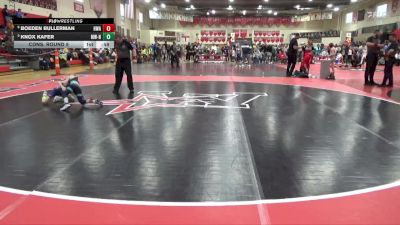 55 lbs Cons. Round 5 - Boeden Bullerman, Heartland Wrestling Academy vs Knox Kafer, MATPAC Wrestling - ND