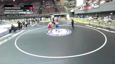 97 kg Cons. Semis - Frankie Stevenson vs George Espana-Sandoval, Espana Wrestling