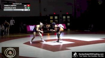 120 lbs Round 1 (3 Team) - Pamela Lamptey, Somerville vs Annabelle Toye, Delaware Valley Regional