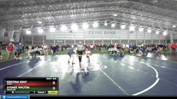 100 lbs Champ. Round 2 - Sydnee Walton, Ridgeline vs Kristina Kent, Davis