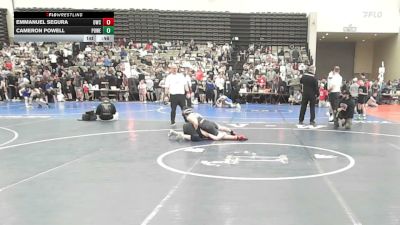 105-M lbs Quarterfinal - Emmanuel Segura, The Outsiders Wrestling Club vs Cameron Powell, Powell