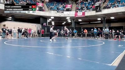 126 lbs Champ. Round 3 - Jayden Hernandez, Unattached vs Tyler Lachenberg, Unattached