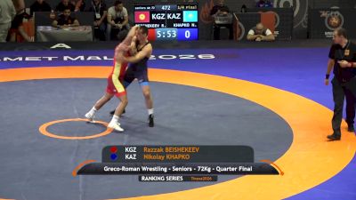 60 kg Quarterfinal - Dalton Roberts, USA vs Sadyk Lalaev, UWW