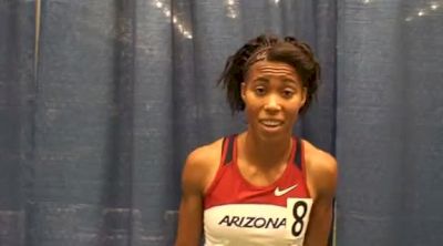 Christina Rodgers after 800 prelim 2011 NCAA Indoors