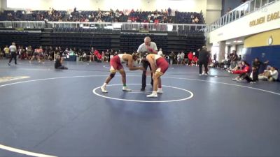 197 lbs Cons. Round 3 - Noah Hargrave, Sacramento City College vs Ahmad Wahedi, Sacramento City College