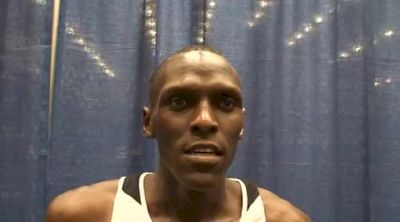 Fred Samoei after 800 prelim 2011 NCAA Indoors
