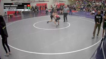 120 lbs Champ. Round 1 - Brooks Sheridan, Camas vs Riley Vaughan, Sweet Home