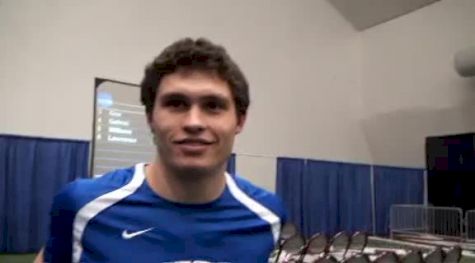Curtis Beach Duke after day 1 Hep 2011 NCAA Indoors