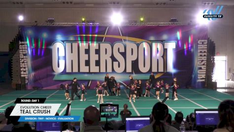 Evolution Cheer - Teal Crush [2024 L1 Tiny - Novice - Evaluation Day 1] 2024 CHEERSPORT Toms River Classic