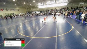 107 lbs Quarterfinal - Jackson Gardner, Sanderson Wrestling Academy vs William Hyde, East Idaho Elite