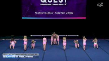 Revolution Rec Cheer - Code Black Odyssey [2026 L1 - Rec Performance Advanced - 10Y (NON) Day 1] 2026 The Quest