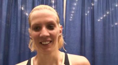 Anna Nosenko after 5k 2011 NCAA Indoors
