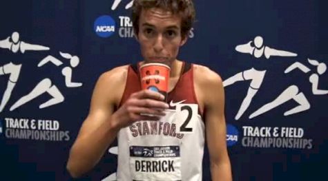 Chris Derrick Stanford 8th in 5k 2011 NCAA Indoors