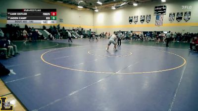 190 lbs 9th Place Match - Liam Ostler, Principia vs Jaden Camp, Nixa