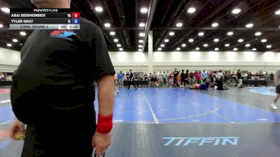150 lbs Cons. Round 3 - Abai Beishembiev, VA vs Tyler Gray, FL