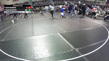 75 lbs Champ. Round 1 - Talin Novotny, Hawks Wrestling Club (Lincoln) vs Jack Majerus, GI Grapplers
