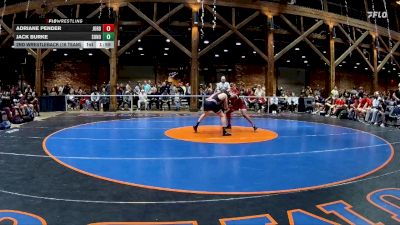 138 lbs 2nd Wrestleback (16 Team) - Jack Burke, Sonoraville vs Adriane Pender, Jordan