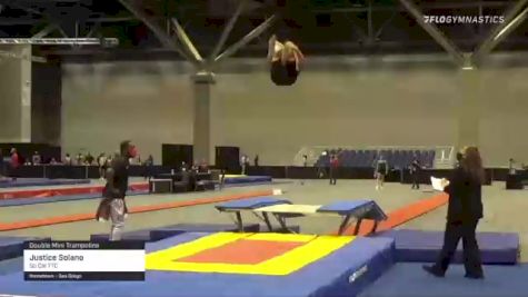 Justice Solano - Double Mini Trampoline, So Cal TTC - 2021 USA Gymnastics Championships