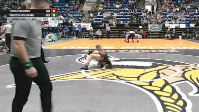 1 - 106 lbs 3rd Place Match - Astan Badziev, Rural Retreat vs Benton Williams, Grayson County