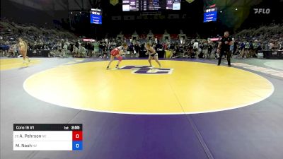 130 lbs Cons 16 #1 - Alexis Pehrson, NE vs Meredith Nash, NV