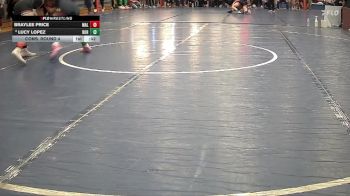 110 lbs Cons. Round 4 - Braylee Price, Malad High School vs Lucy Lopez, Borah High School