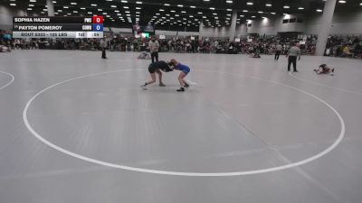 105 lbs Cons. Sub-rd Of 16 - Sophia Hazen, Powerhouse Wrestling Club vs Payton Pomeroy, Colt Wrestling