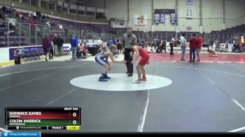 101 lbs Round 5 - Dominick Eames, Waverly vs Coltin Warrick, Horseheads
